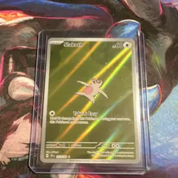 Pokemon Slakoth Sv08: Surging Sparks 212/191 Illustration Rare Holo 60 HP - Image 1