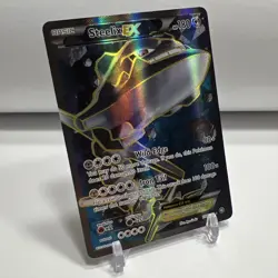 2016 Pokemon TCG XY Steam Siege Steelix EX Full Art One Owner PRESS MARK NM - Image 2