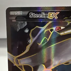 2016 Pokemon TCG XY Steam Siege Steelix EX Full Art One Owner PRESS MARK NM - Image 3