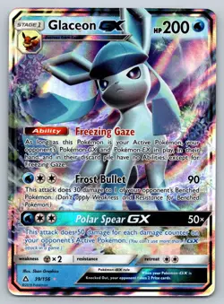 Glaceon GX - Ultra Prism - Holo - Rare GX - 39/156 - Pokemon - NM - Image 2