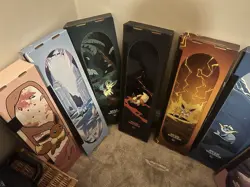 COMPLETE SET Pokemon Center X Bear Walker Prismatic Evolutions Boarde And Cards! - Image 2