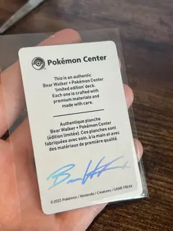 COMPLETE SET Pokemon Center X Bear Walker Prismatic Evolutions Boarde And Cards! - Image 5