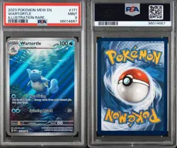 PSA 9 Wartortle 171/165 Holo Scarlet & Violet 151 Series POKEMON Card - Image 3