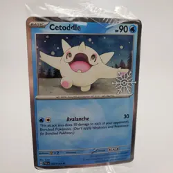 Cetoddle 053/193 - Paldea Evolved - Stamped Holiday Pokemon Card - Sealed - Image 1