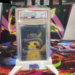PSA 10 Van Gogh Pikachu Promo Pokemon Card Grey Felt Hat Mint English 2023 JPN - Image 1