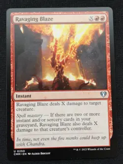 Ravaging Blaze - Commander Masters - NM Unplayed - EN - 0250 - Image 1