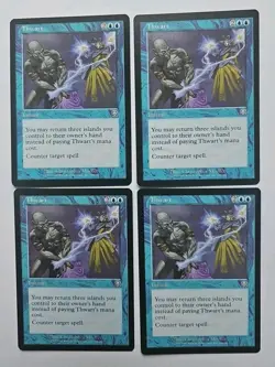 4x Mtf 🔥🔥 Thwart 🔥🔥 Mercadian Masques MT/NM Regular Magic The Gathering - Image 1