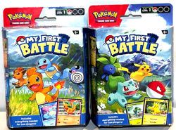 Pokemon TCG: My First Battle Two Mini Starter Decks Charmander/Pikachu Lot of 2 - Image 1