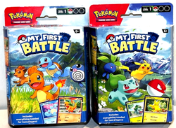 Pokemon TCG: My First Battle Two Mini Starter Decks Charmander/Pikachu Lot of 2 - Image 3