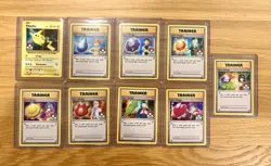 Kanto 8 Gym Badge Pokemon League HOLO BLACK STAR PROMO XY203-XY210 COMPLETE SET - Image 1
