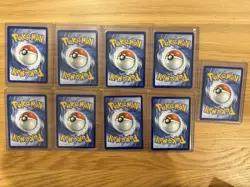 Kanto 8 Gym Badge Pokemon League HOLO BLACK STAR PROMO XY203-XY210 COMPLETE SET - Image 2