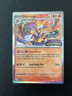 Pokemon Infernape SVP116 Sealed Build & Battle Stamped Twilight Masquerade Deck - Image 1