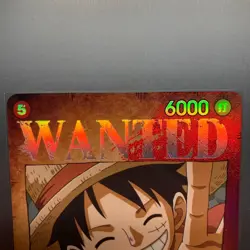 ONE PIECE Card Game Monkey D. Luffy ST01-012 SR SP Wanted Mighty Enemies - Image 2