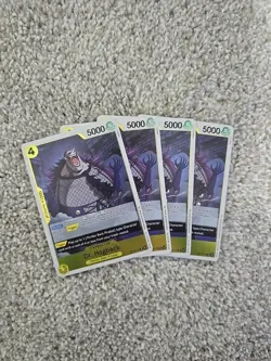 One Piece - Dr. Hogback Foil OP14-110 Playset (x4) - The Azure Sea's Seven NM - Image 1