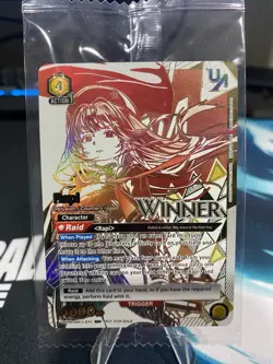 Union Arena Rapi Rare Battle Winner Promo Nikke Goddess Of Victory (Sealed) - Image 1