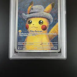 PSA 9 Pikachu with Grey Felt Hat SVP 085 Pokemon Van Gogh Graded Card - Image 3