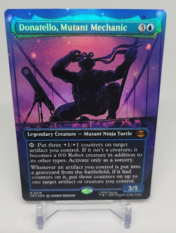 Donatello, Mutant Mechanic Borderless Teenage Mutant Ninja Turtles Mythic Foil - Image 1