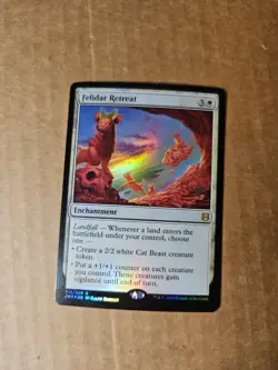 MTG Zendikar Rising Felidar Retreat Foil promo pack M/NM - Image 3