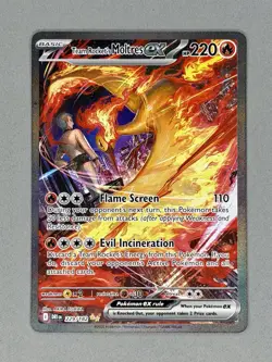 Pokemon Team Rocket's Moltres ex Destined Rivals 229/182 NM Pack Fresh - Image 3