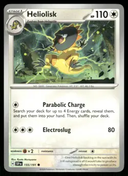 2024 Scarlet & Violet Series - Surging Sparks Heliolisk Common #155 - Image 1