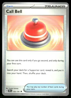 2024 Scarlet & Violet Series - Surging Sparks Call Bell Uncommon #165 - Image 1