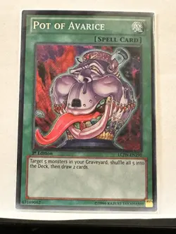 Pot of Avarice LCJW-EN290 Legendary Collection 4: Joey's World Secret Rare 1st - Image 1