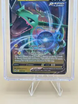 Pokemon TCG Rayquaza v Crown Zenith Holo Ultra Rare Card 100/159 NM/M Condition - Image 3