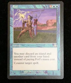 Foil Prophecy Bradley Williams 34/143 x1 LP MTG - English Counterspell Uncommon - Image 1