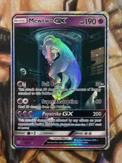 Mewtwo GX 78/73 Pokemon Shining Legends Shiny Holo Secret Rare “Mewtube” - NM 🔥 - Image 1