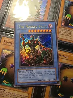 Yugioh The Masked Beast - 1st edition- Ultra Rare-LON-001 - Image 1