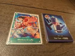 One Piece TCG Red Bull Double Don Set SEALED + Monkey D. Luffy Promo Card - Image 1