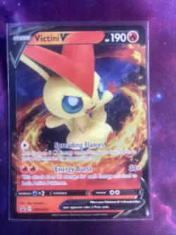 Victini V SWSH104 SWSH: Sword & Shield Promo Cards Holo - Image 1