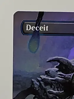 Deceit (Borderless) - NM Foil M : Lorwyn Eclipsed MTG Magic The Gathering - Image 2