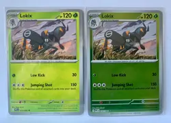 Lokix 010/94 Reverse Holo & Base Cards - Phantasmal Flames Set - Pack Fresh - Image 1