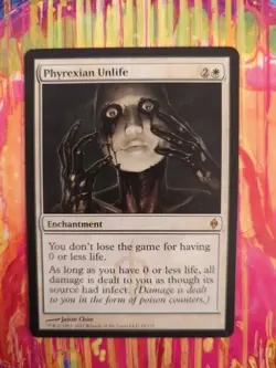 MtG: Phyrexian Unlife - New Phyrexia - Non Foil - Near Mint - Image 1