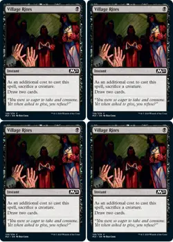 MTG - 4x VILLAGE RITES - M21/Core Set 2021 (C) - Image 1
