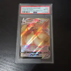 2021 POKEMON SWSH BLACK STAR PROMO #087 - FULL ART - EEVEE VMAX - PSA 8 NM-MT - Image 1