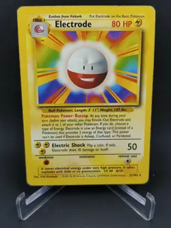 Pokemon Electrode 21/102 Base Set Unlimited MP - Image 1