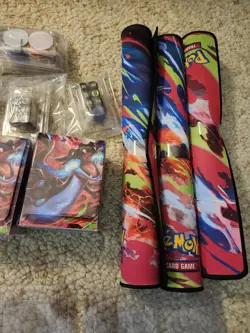 Pokemon TCG Accessories Playmats, Deck Boxes, Dice, Dividers, Coins, Sleeves - Image 5