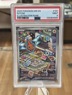 POKEMON ROTOM #197 PSA 9 Free Shipping! - Image 1