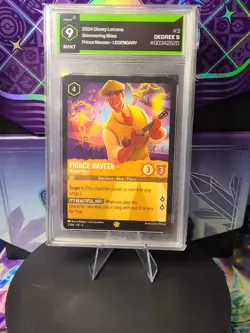 Disney Lorcana TCG Prince Naveen Ukulele Player Legendary 3/204 Shimmering Skies - Image 1