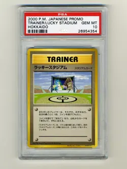 Pokemon PSA 10 GEM MINT Pikachu Lucky Stadium Hakkaido Japanese Promo Card 2000 - Image 1