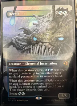 Deceit (Borderless) Lorwyn Eclipsed Foil - Image 1