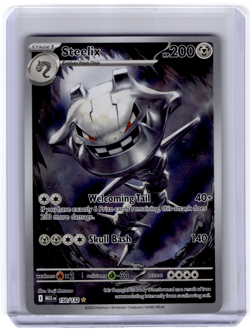 Pokemon TCG Steelix 150/132 ME01: Mega Evolution Illustration Rare NM - Image 1