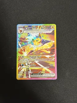 SV: Prismatic Evolutions #153/131 Jolteon ex Pokemon PRE en Eevee - Image 1