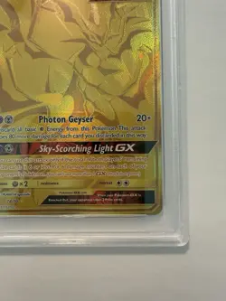 Pokemon Ultra Necrozma GX Dragon Majesty Secret Rare Full Art #78 PSA 10 - Image 5