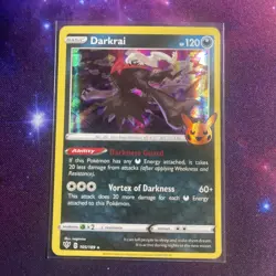 Darkrai 105/189 RARE Holo 2020 Pokemon Trick Or Trade - Image 1