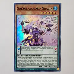SolSolfachord Gracia - ANGU-EN018 - Super Rare - NM - 1st ed - Yugioh - Image 1