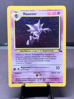 Pokemon TCG Haunter 6/62 Holo Rare Fossil Unlimited 1999 WOTC VTG LP/MP - Image 1