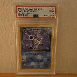 Pokemon TCG Dark Blastoise Team Rocket Rare 1st Edition PSA 9 2000 20/82 - Image 2